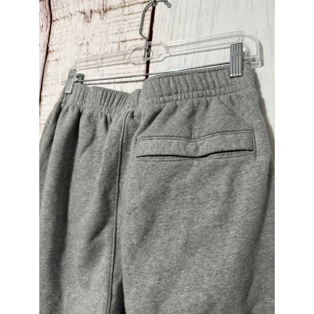 Nike Men Baggy Cargo Y2K Straight Leg Pockets Sweatpants Grey Size Medium